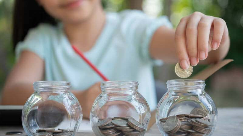 Savings account for minors and children